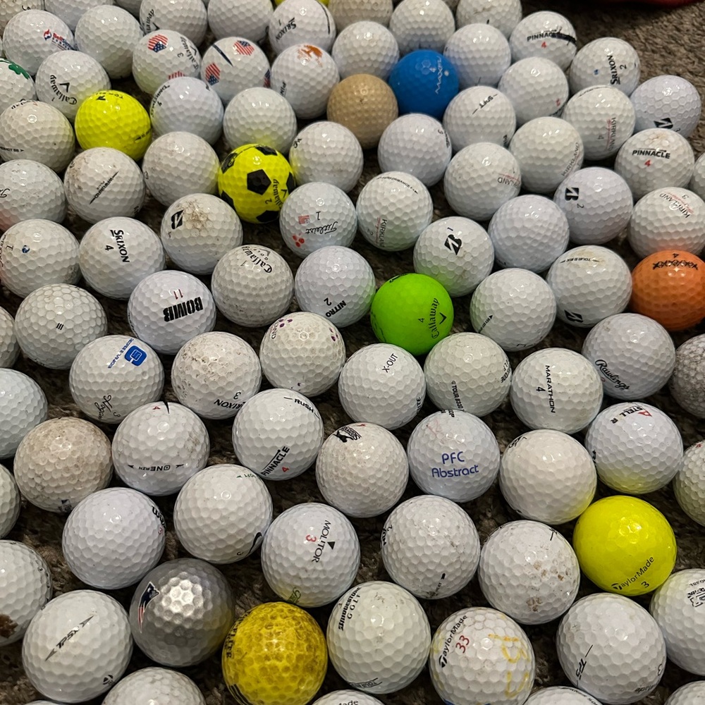 Golfballs sold as is.